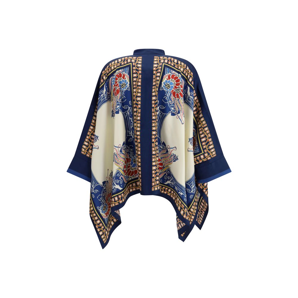 Multicolor Silk Pattern Shirt
