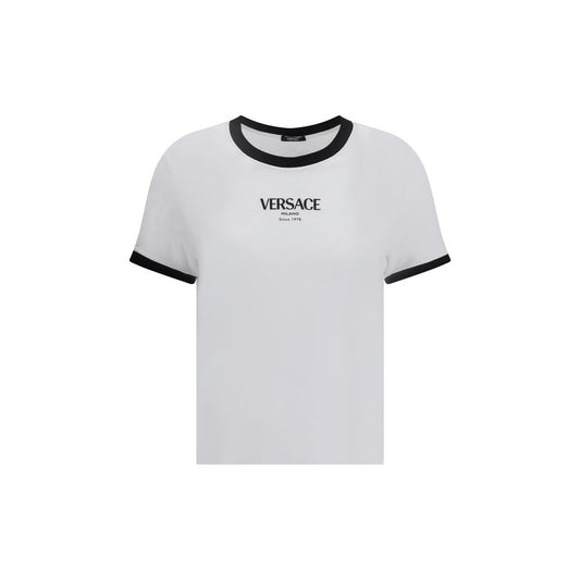 White Viscose T-Shirt