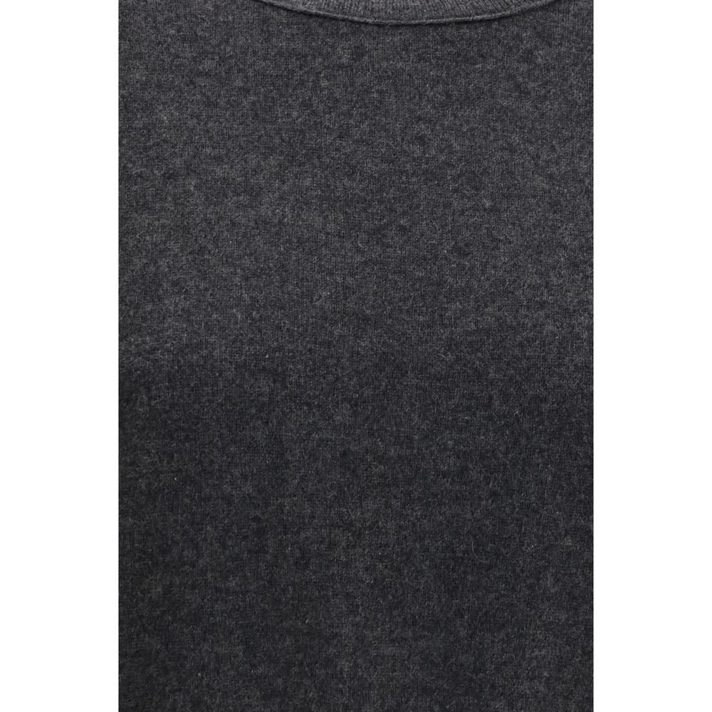 Gray Fleece Wool T-Shirt