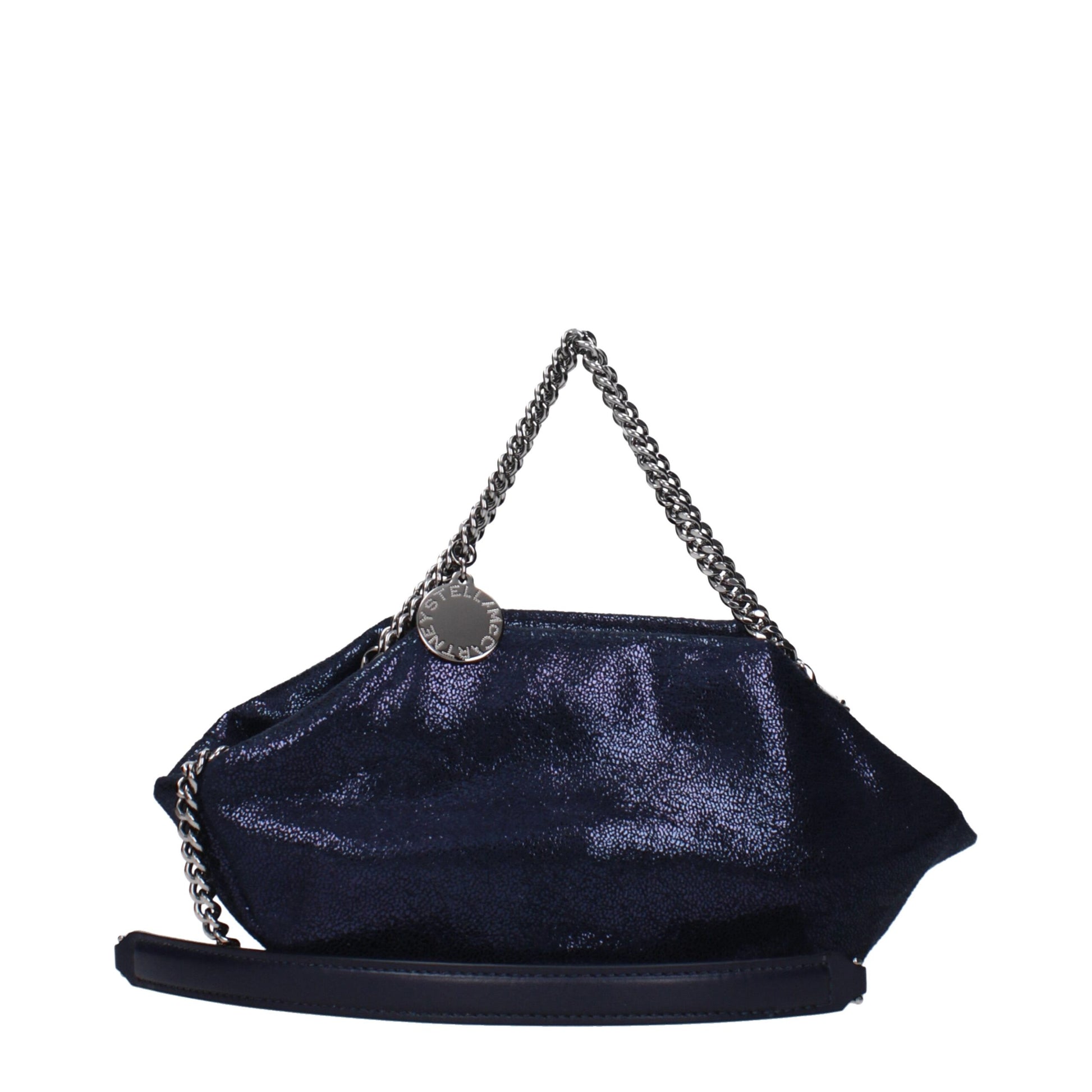 Blue Leather Handbag