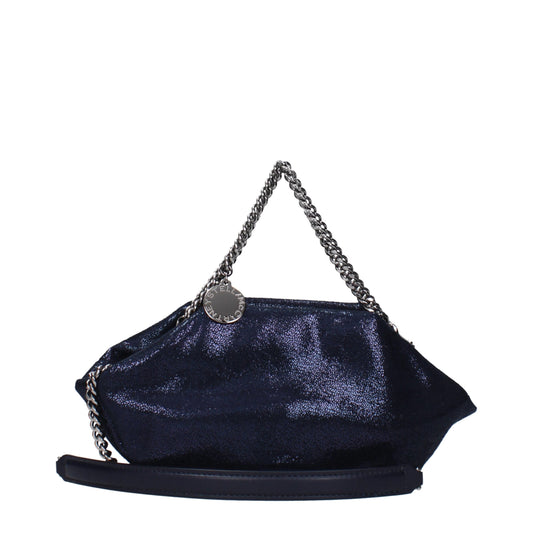 Blue Leather Handbag