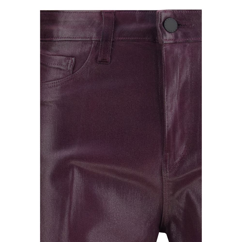 Multicolor Cotton Flared Jeans