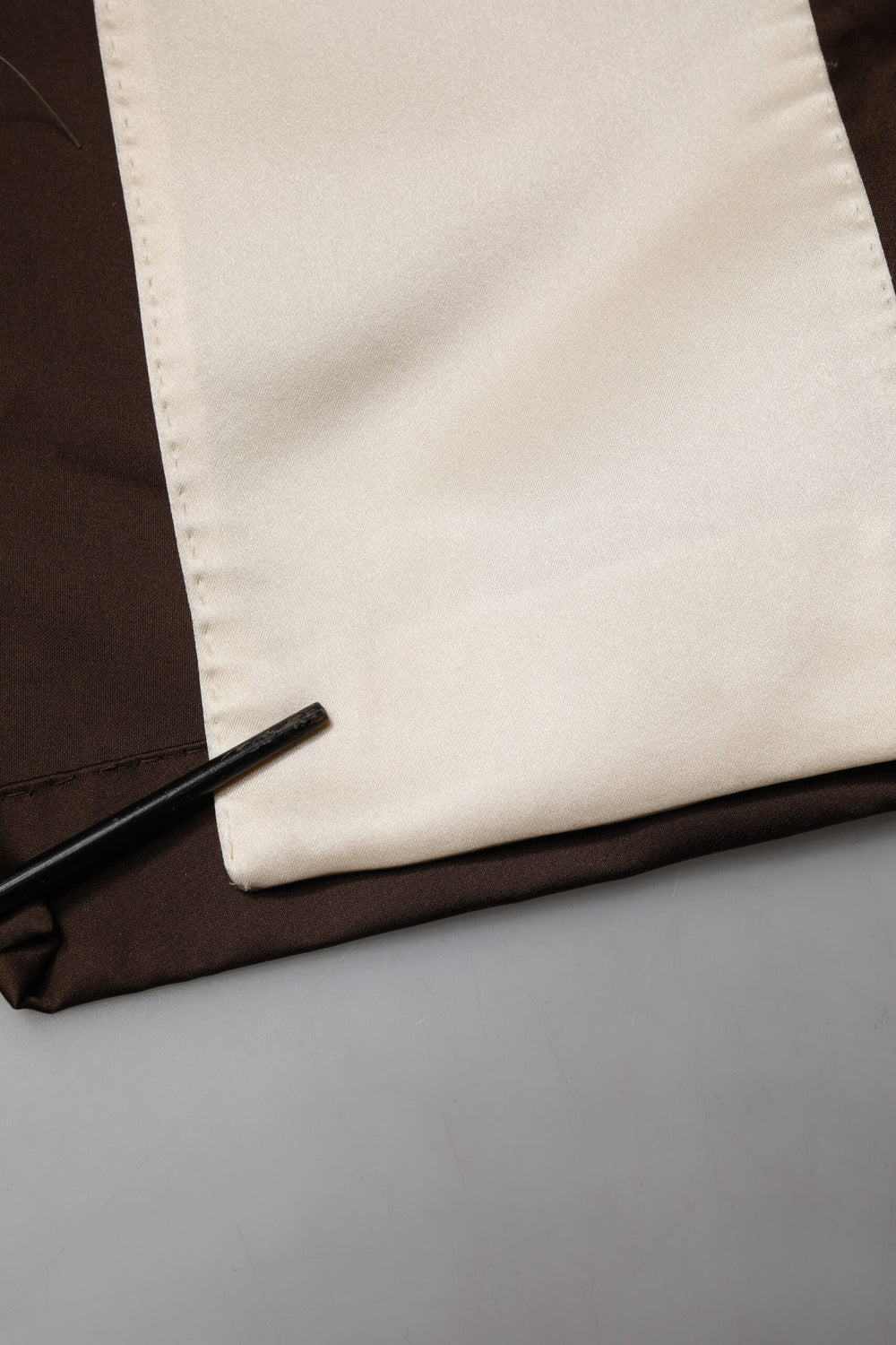 Brown Cream Lounge Belted Bathrobe Jacket