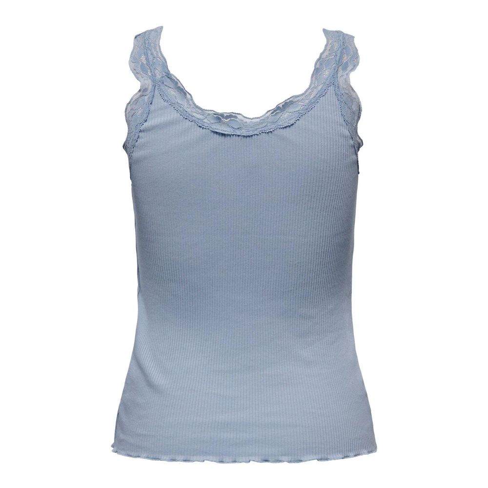 Light Blue Cotton Tank Tops