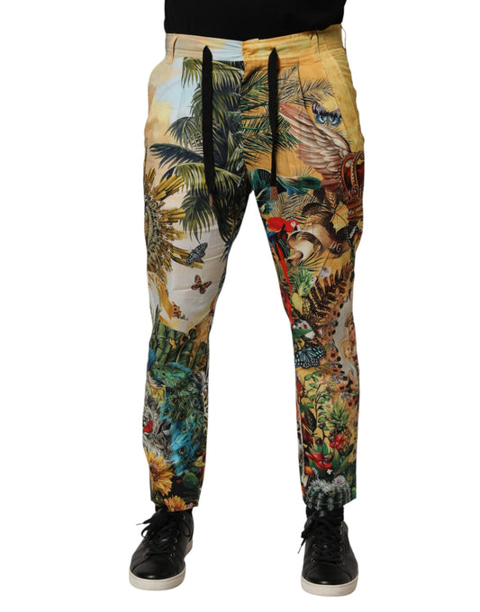 Multicolor Tropical King Lounge Trouser Pants