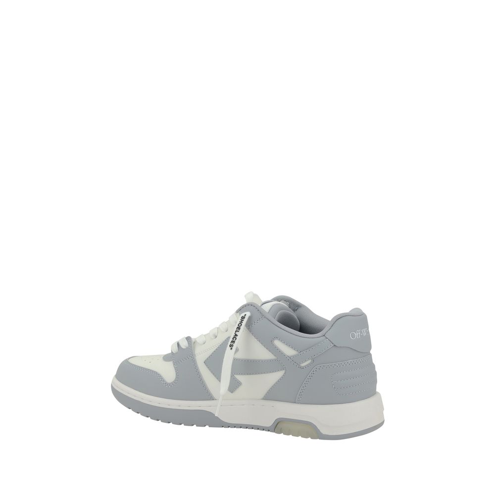 Gray Rubber Low Top Sneakers