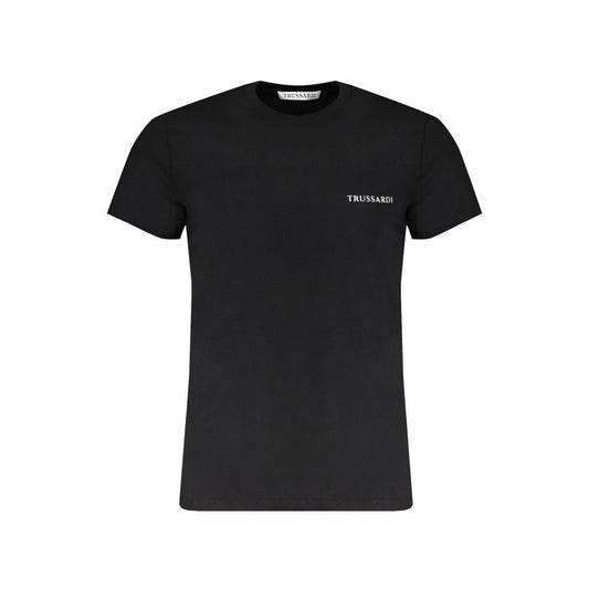 Black Cotton Men's T-Shirt