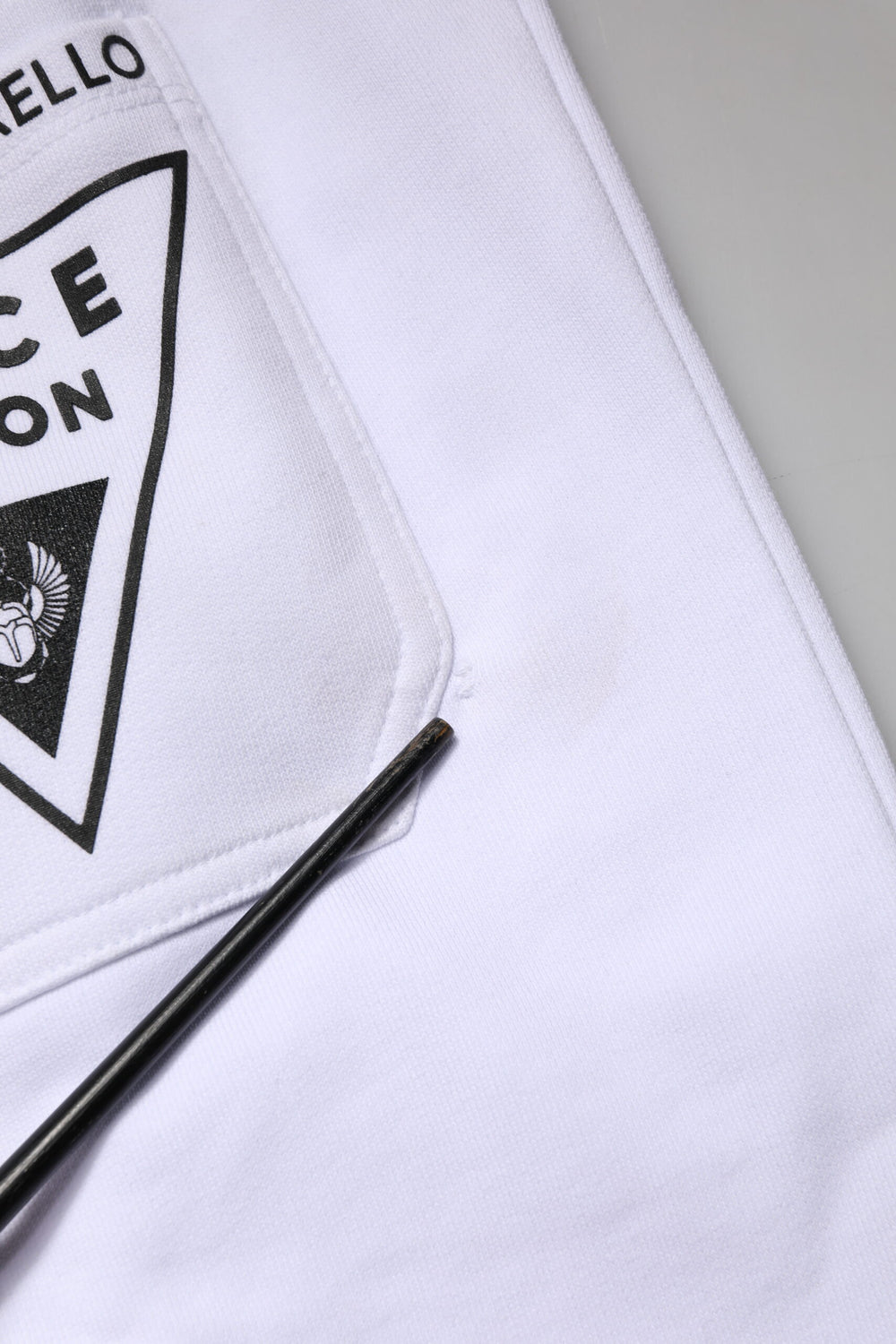 Black White Skinny Jogger Sweatpants Pants