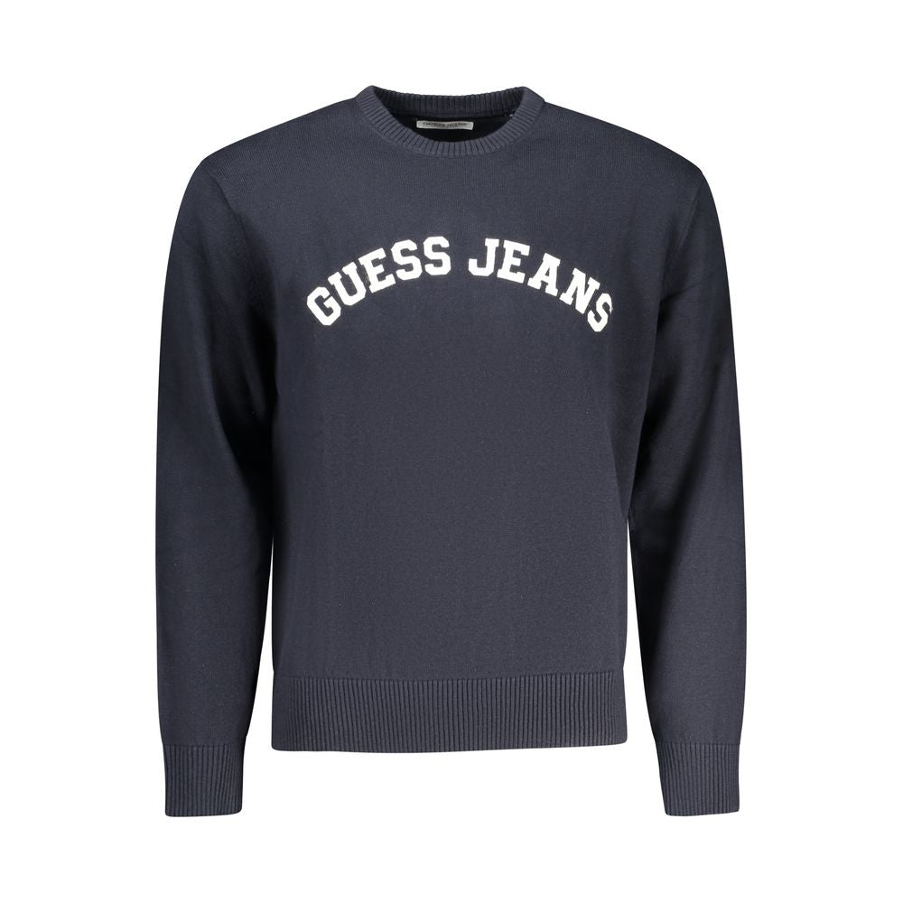 Blue Cotton Men's Sweater
