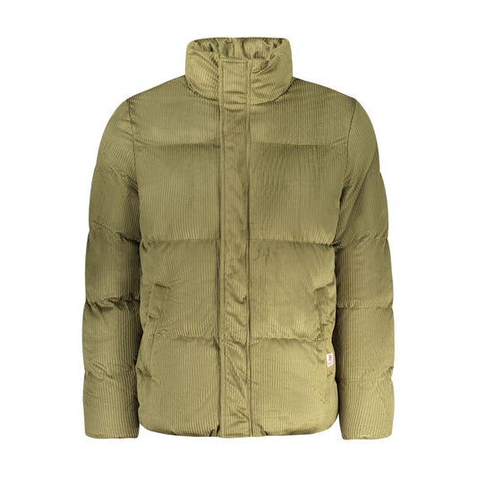 Green Polyester Coat