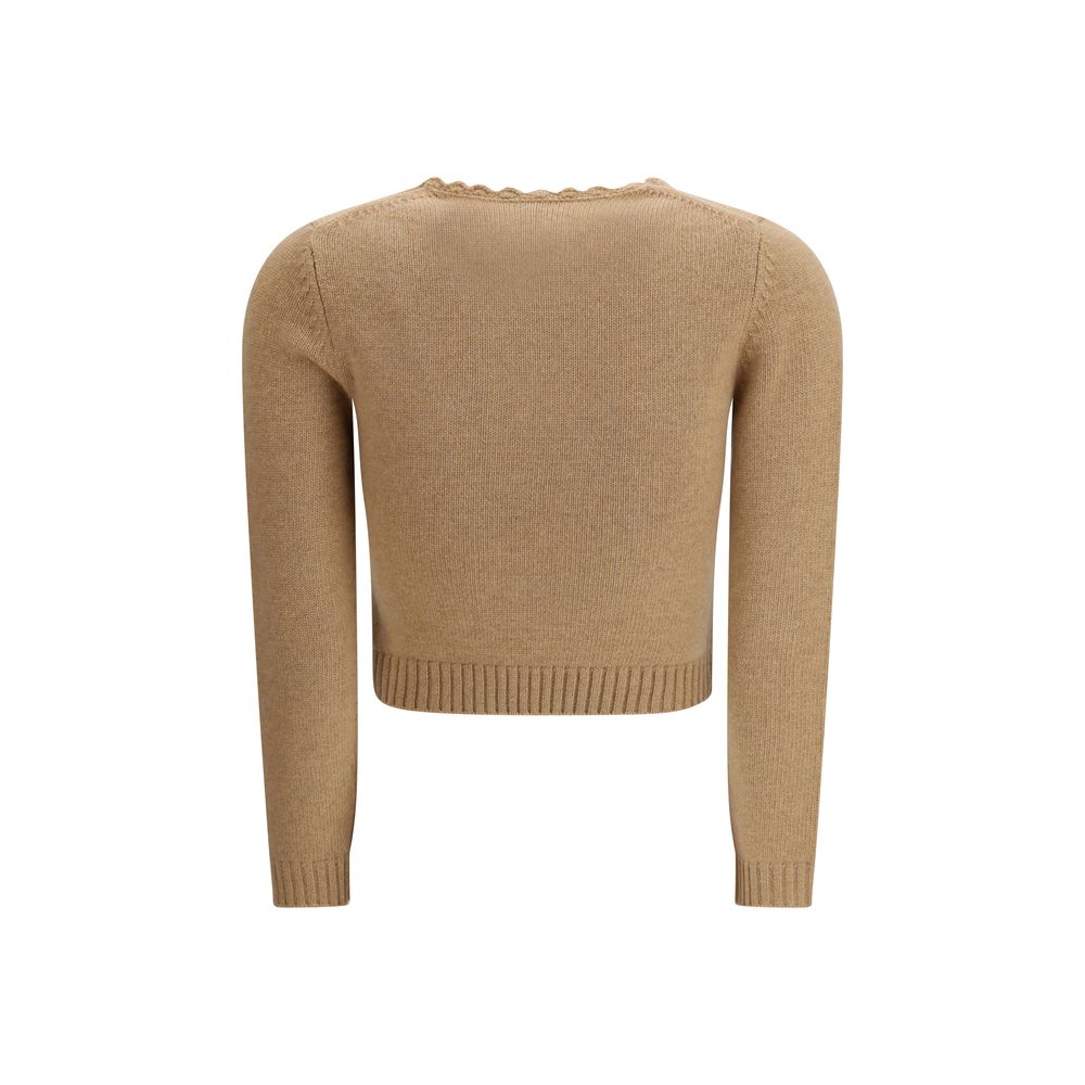 Brown Wool Sweatshirt