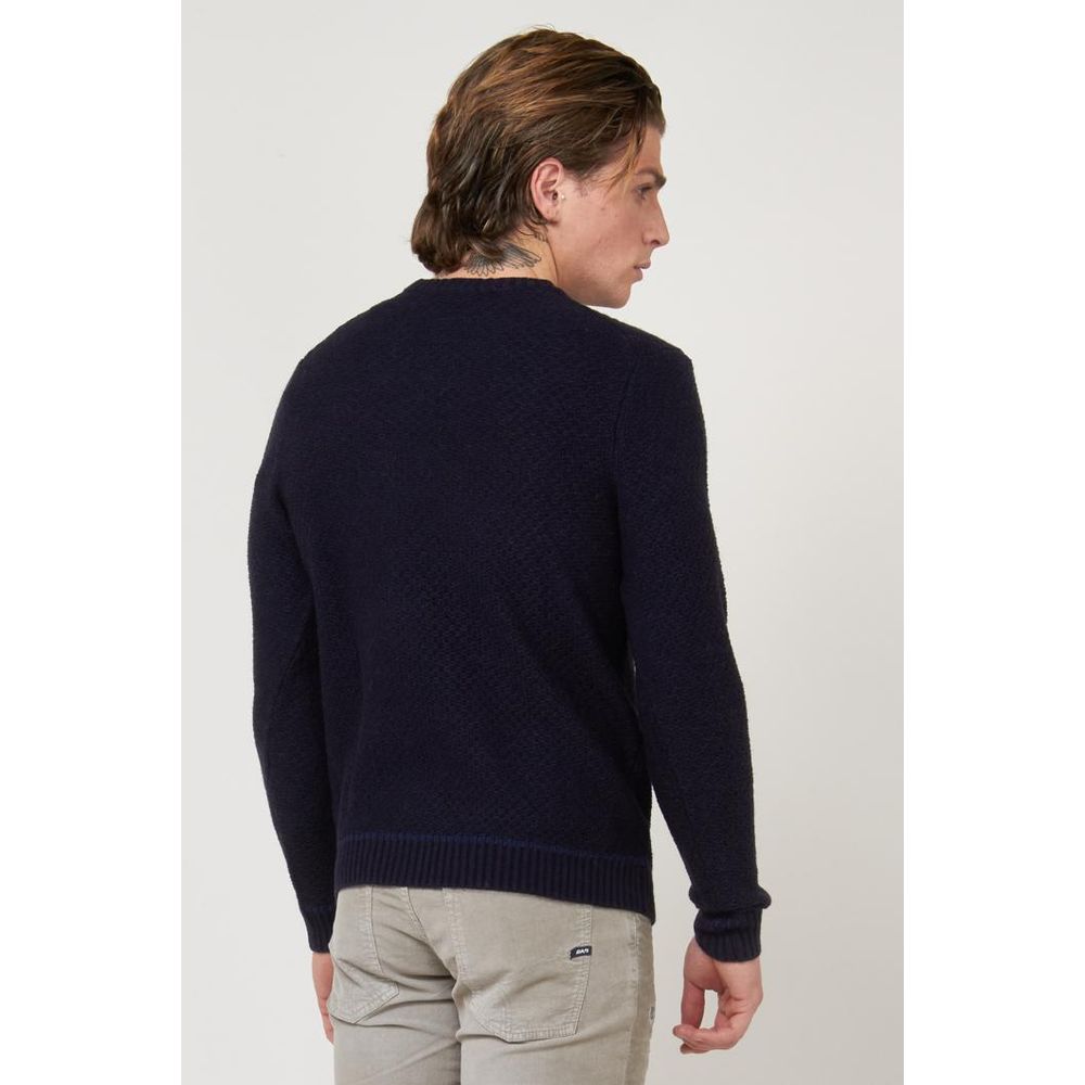 Blue Marabou Sweatshirt