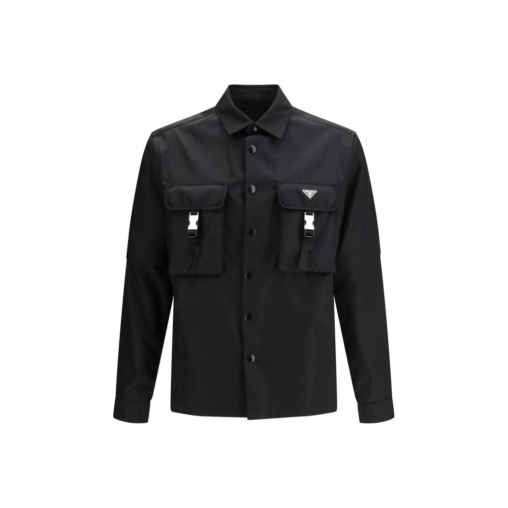 Black Recycled Polyamide Jacket