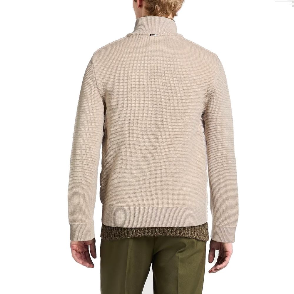 Beige Virgin Wool Clothing
