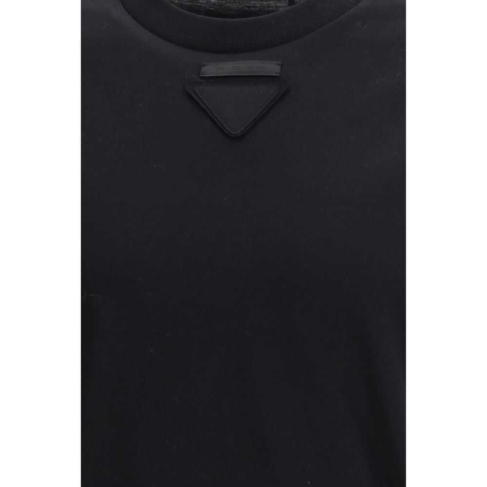 Black Cotton T-Shirt
