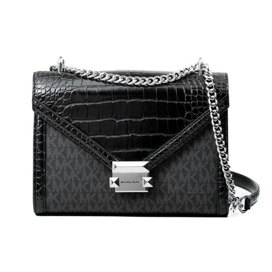 Black Canvas Crossbody Bag