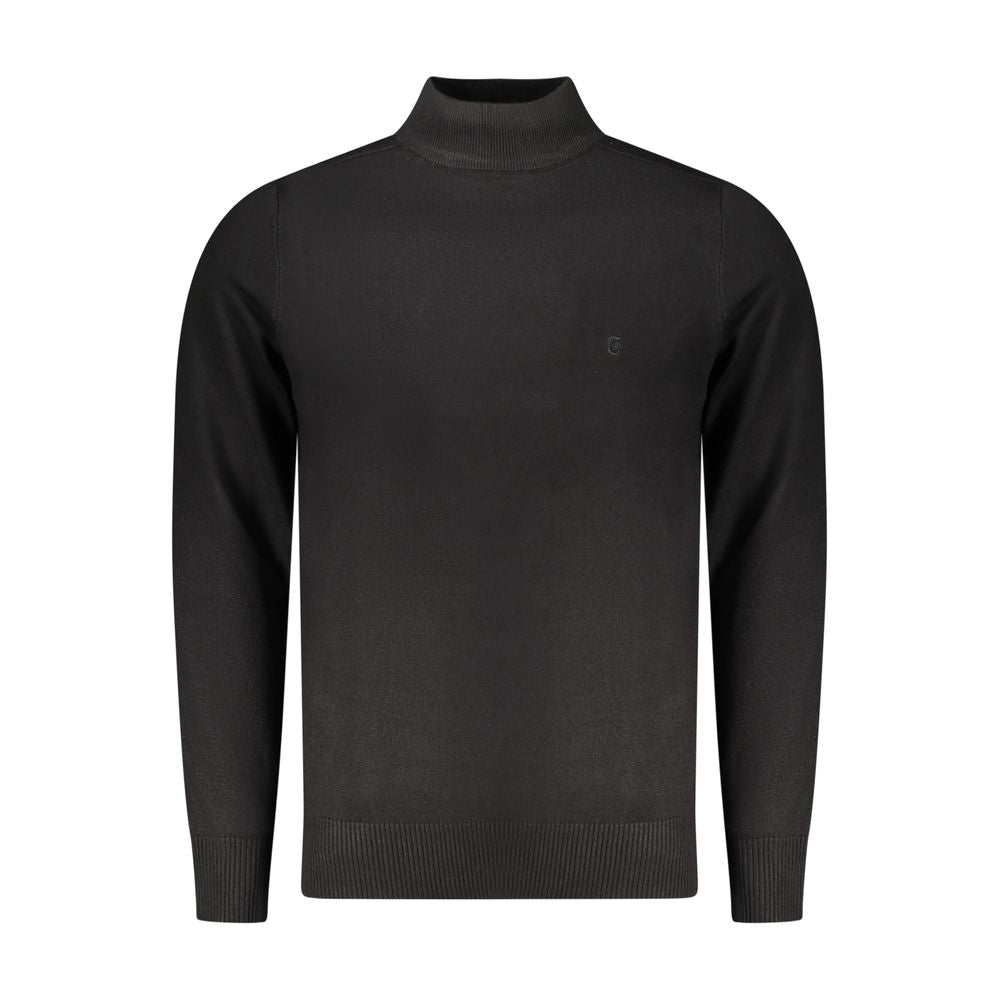 Black Nylon Sweatshirt