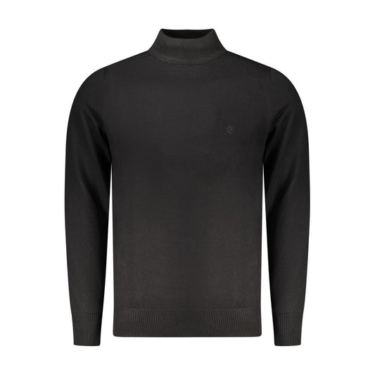 Black Nylon Sweatshirt