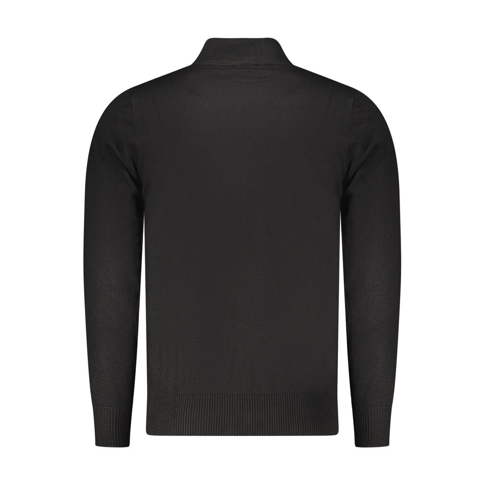 Black Nylon Sweatshirt