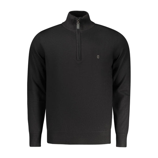 Black Nylon Sweatshirt