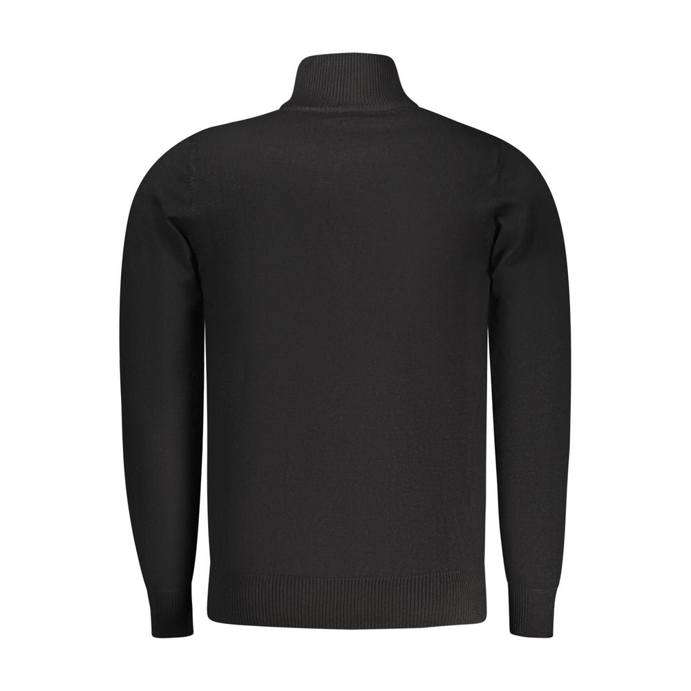 Black Nylon Sweatshirt