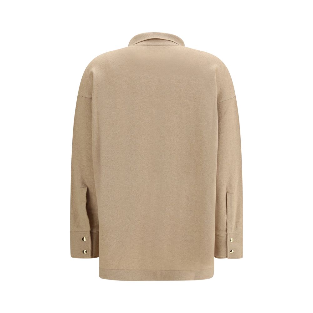Beige Wool Shirt