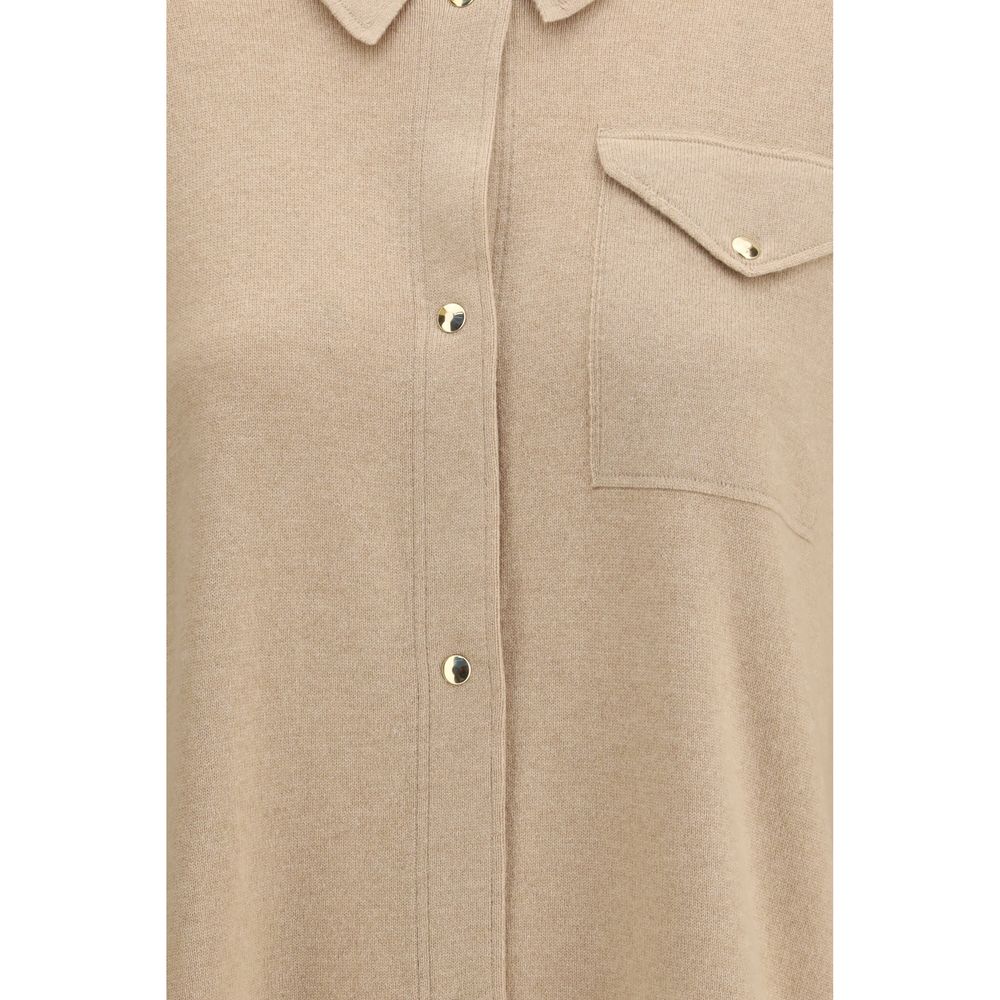Beige Wool Shirt