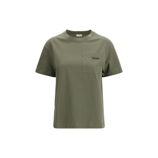 Bicolor Cotton T-Shirt