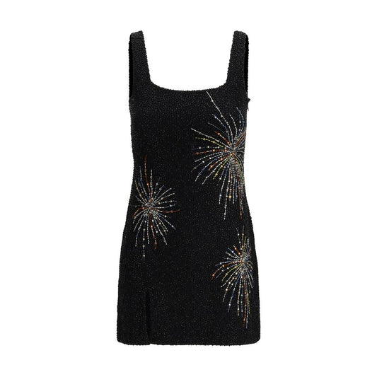 Black Nylon Casual Dress