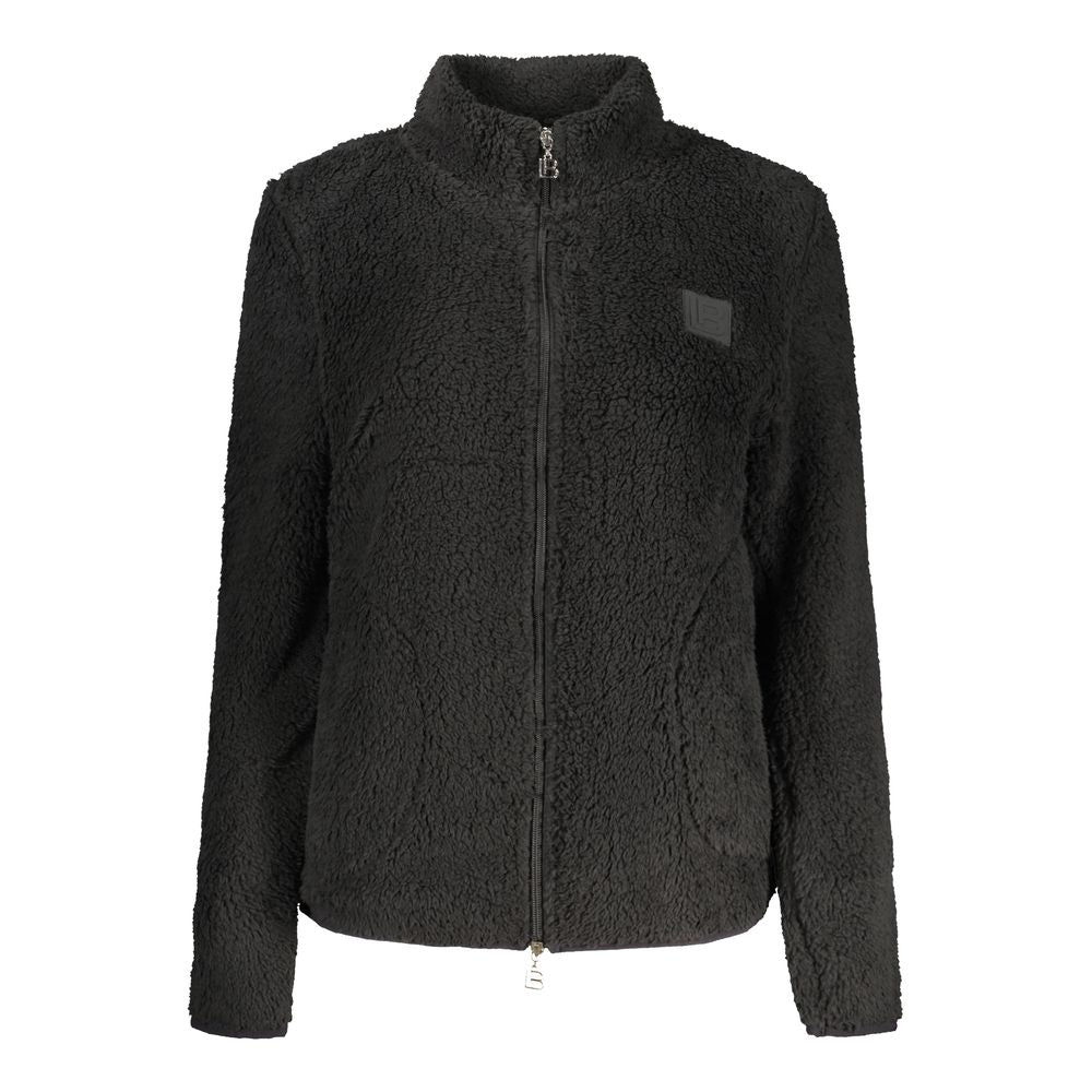 Nero Polyester Women Sweatshirt