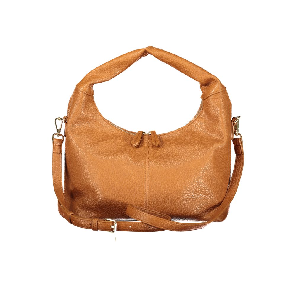 Brown Polyethylene Handbag