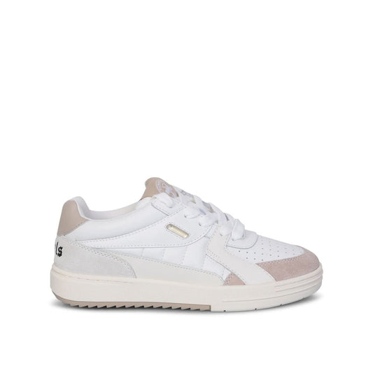 White Calfskin Athletic Sneakers