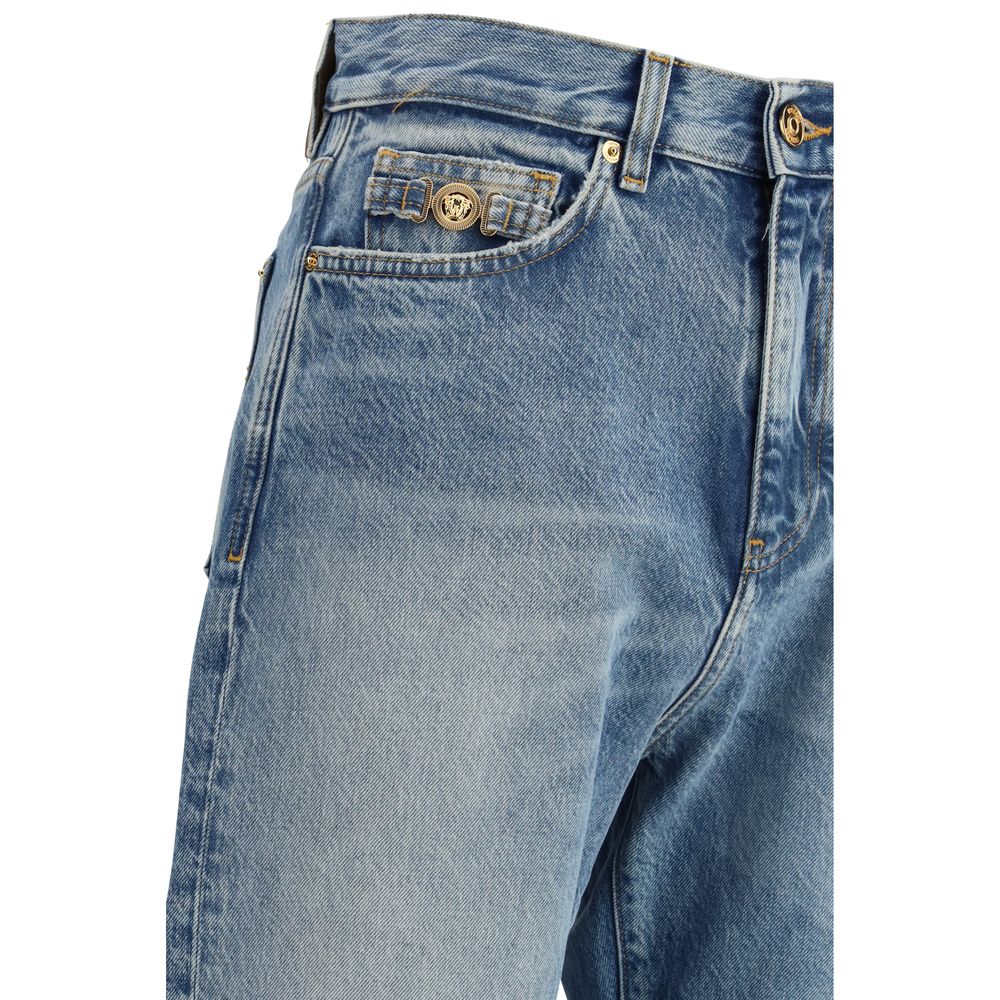Blue Cotton Jeans Denim