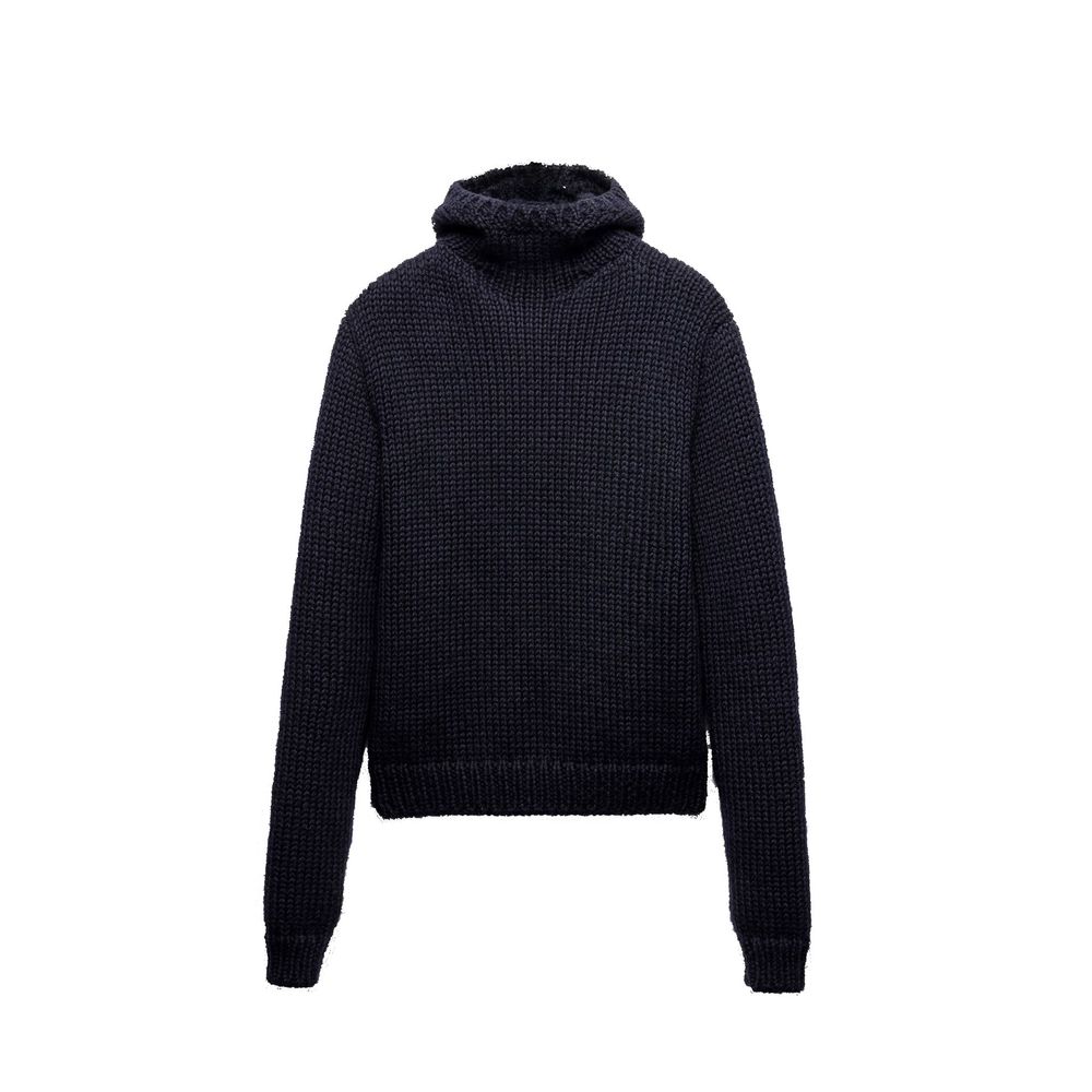 Blue Wool Turtleneck