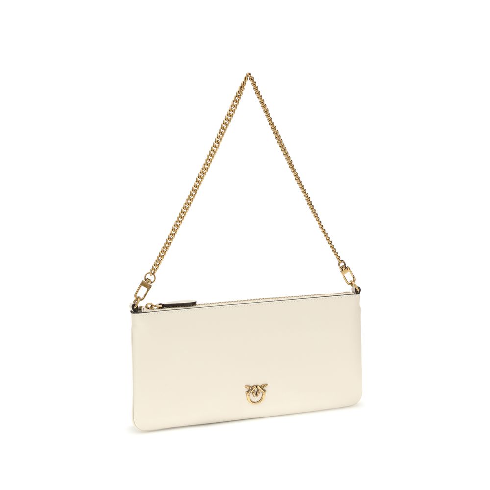 White Calf Leather Bos Taurus Shoulder Bag