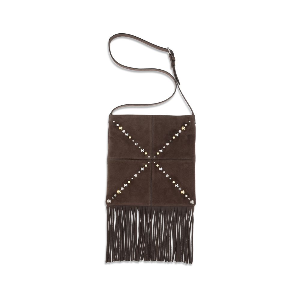 Brown Calf Leather Bos Taurus Shoulder Bag