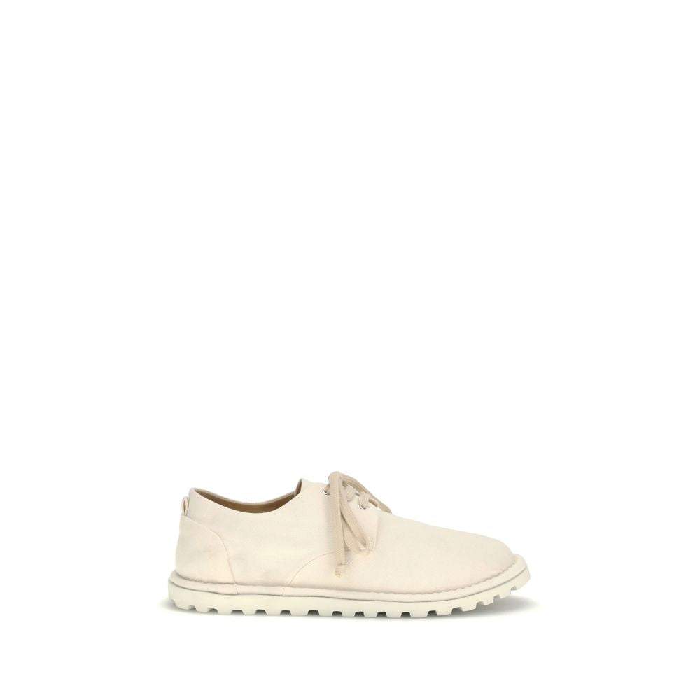 White Cotton Oxfords And Derbies
