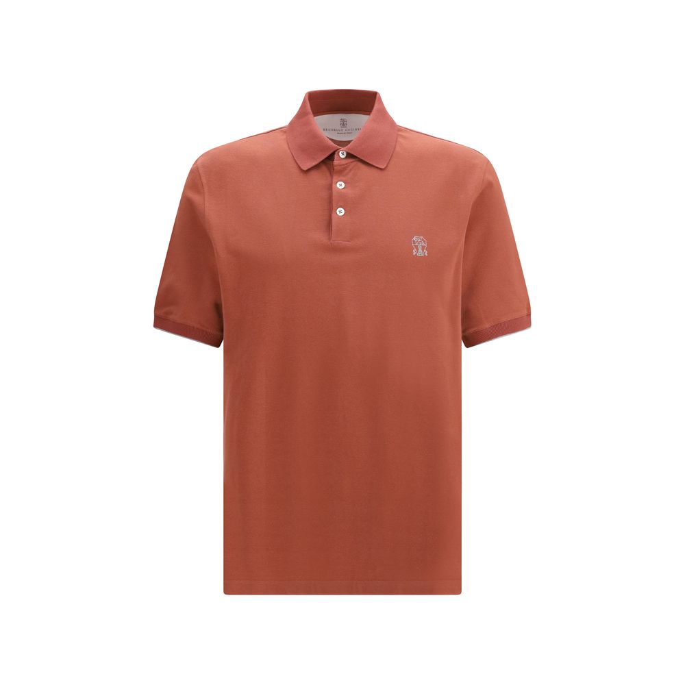 Red Cotton Polo Shirt