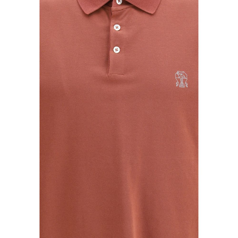 Red Cotton Polo Shirt