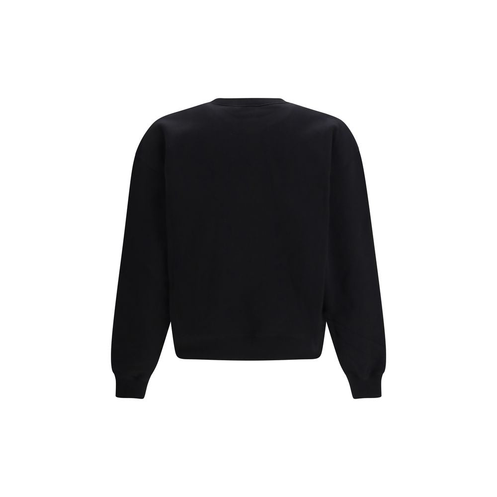 Black Cotton Sweatshirt