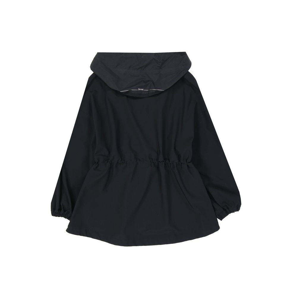 Black Elastane Shell Jacket