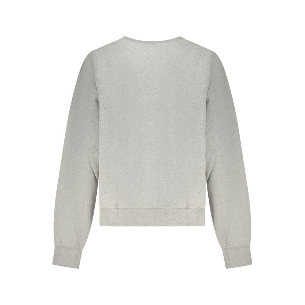 Grigio Cotton Women Sweatshirt
