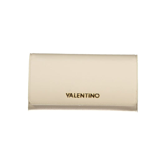 Beige Polyurethane Women Wallet