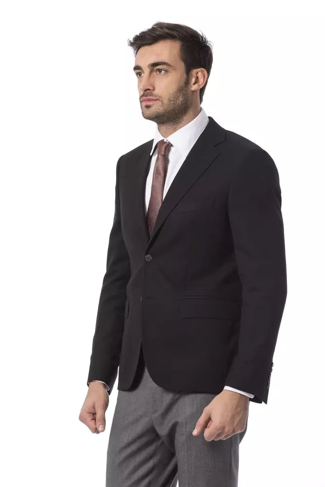 Black Wool Blazer