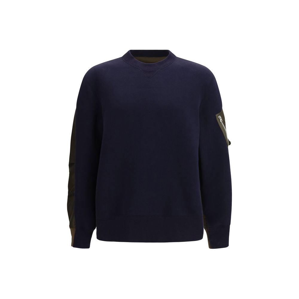 Blue Cotton Sweatshirt
