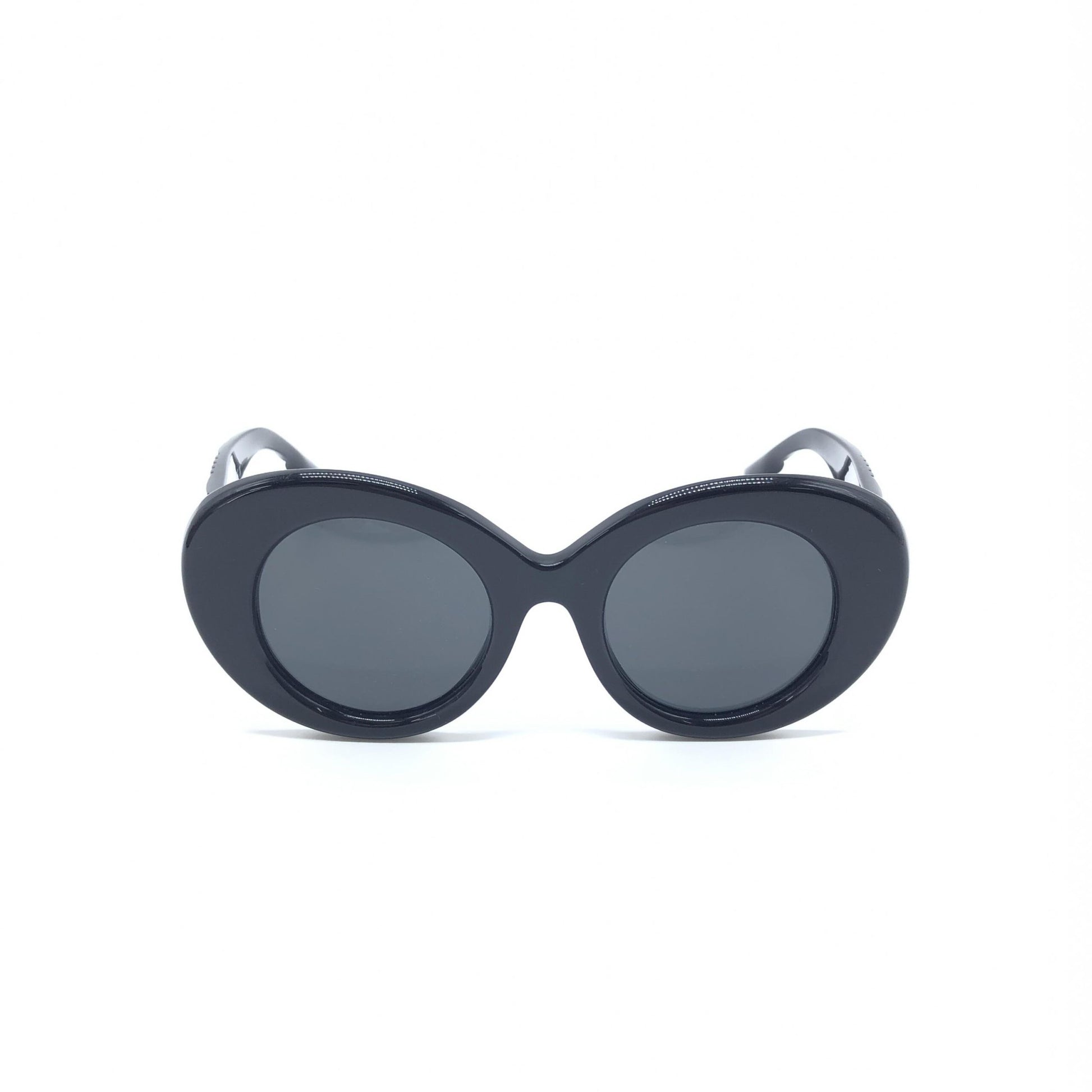 Black Oversized Round Sunglasses
