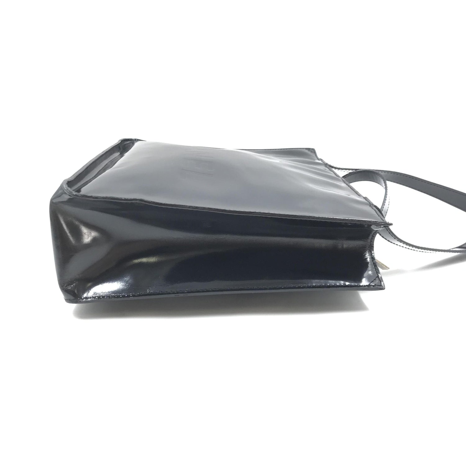 Black Patent Leather Tote