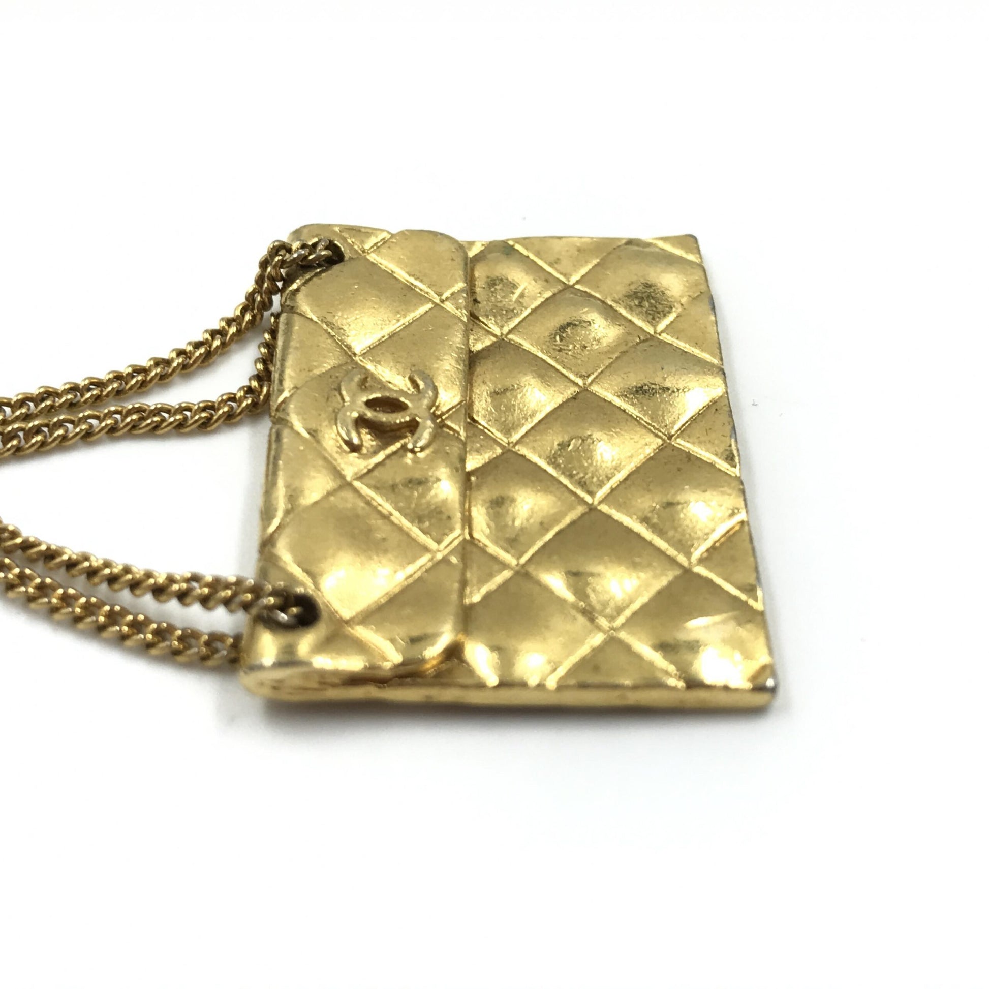 Gold Plated Bag Motif Brooch
