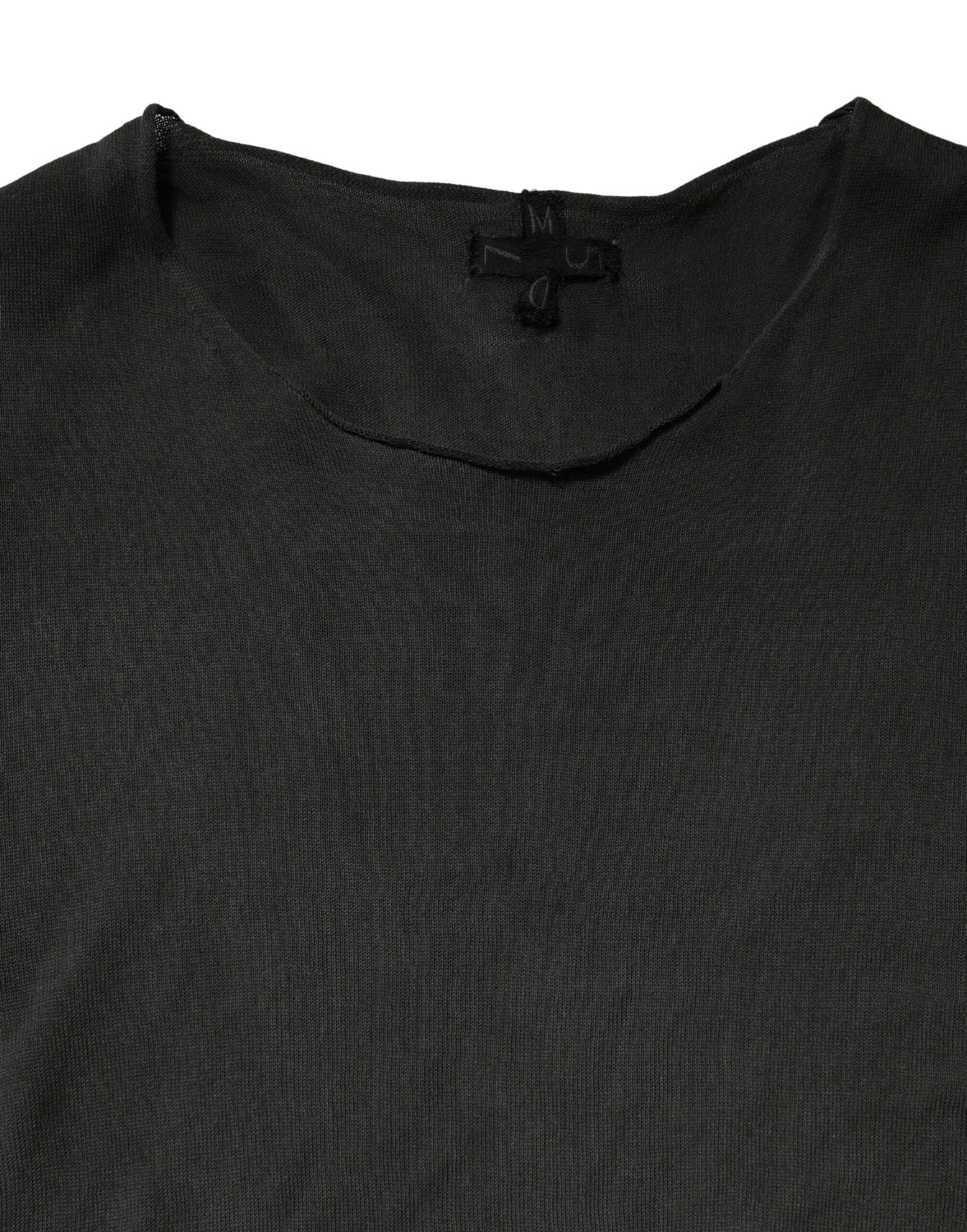 Sweater Black Cotton Crewneck Sweatshirt