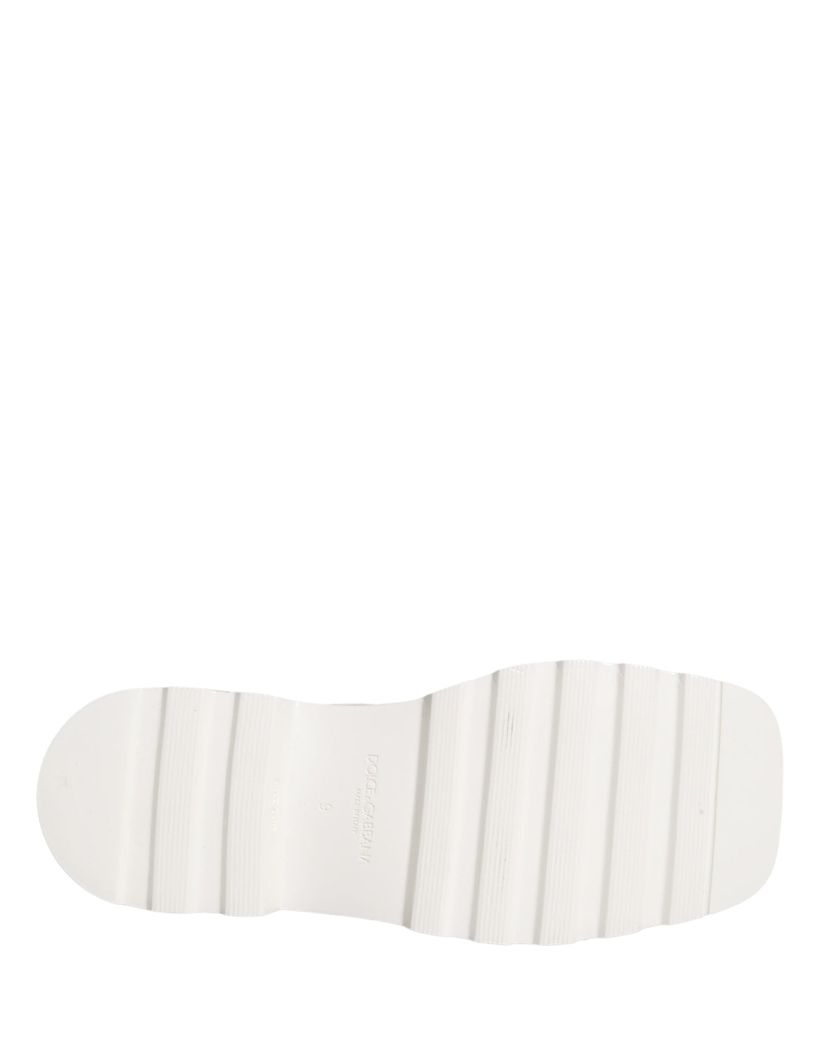 White Leather Chunky Sole Derby Shoes